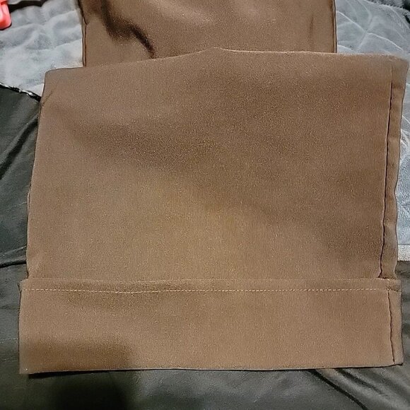 Women's Vintage Cleveland Street New York Pants size 16 Wide Cuff NEW Brown - Picture 9 of 11
